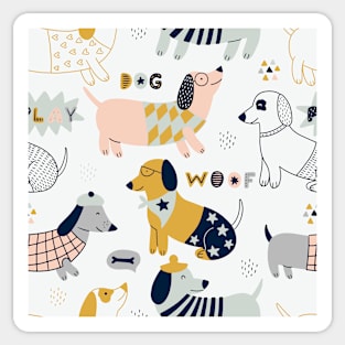 Dachshund dogs Sticker